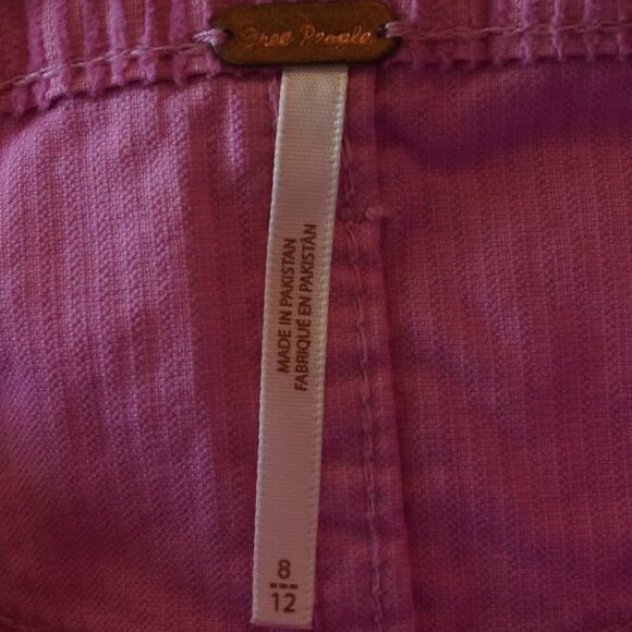 Free People, Ray Cord Mini Wide Tooth Corduroy Skirt, Pink Frosting, Purple - Picture 4 of 6